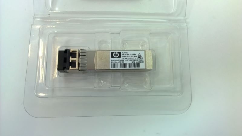 HP AJ718A 8GB Short Wave Fiber Channel SFP+ 1 Pack Transceiver