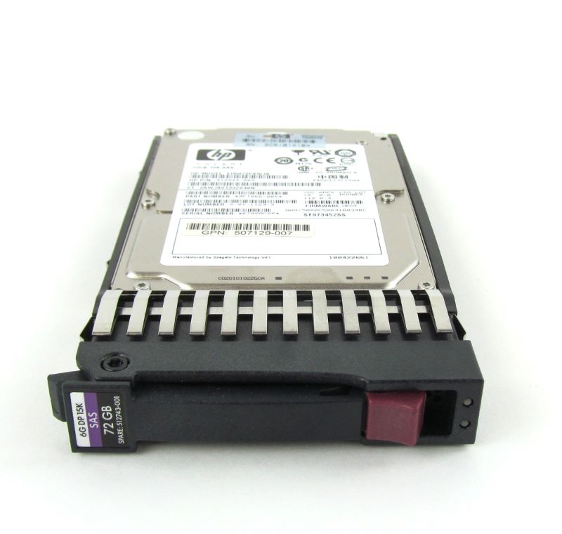 HP 512743-001 72GB 15K 6G SAS 2.5" DP Server Hard Disk Drive HDD