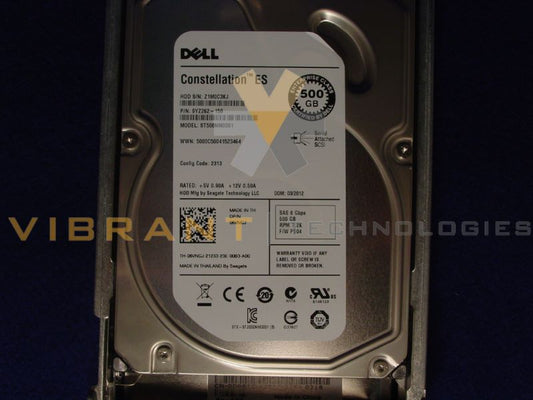 Dell 6VNCJ 500GB 7.2K SAS 6Gbps 3.5 Hard Drive ST500NM0001