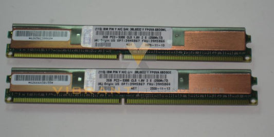 IBM 39M5867 4Gb (2X2Gb) PC2-5300 CL5 Server Memory Kit