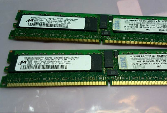 IBM 43V7356 16GB (2x8GB) PC2-5300 DDR2 Memory Kit