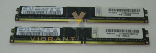 IBM 43X5036 4GB DIMM DDR3 PC2-5300 VLP ECC memory kit