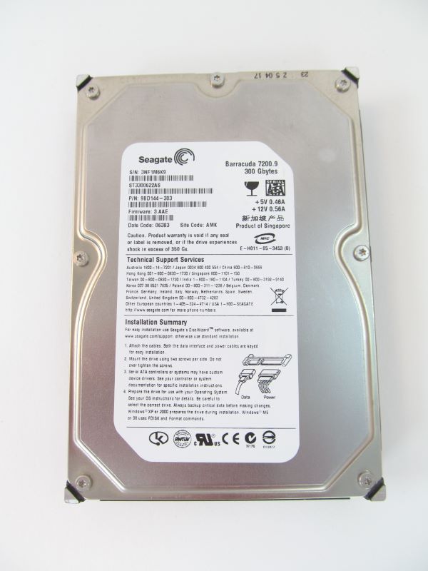 Seagate 9BD144-303 300GB 7.2K 3.5" SATA II Seagate Hard Drive