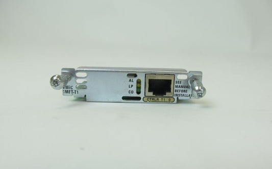 Cisco VWIC-1MFT-T1 1-port RJ-48 Multiflex Trunk-T1 (Only data supported on Ci