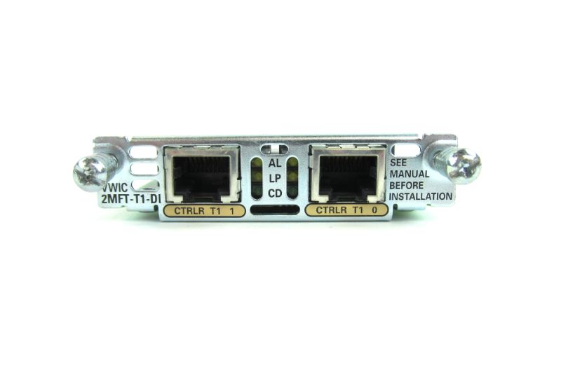 CISCO VWIC-2MFT-T1-DIR 2-port RJ-48 multiflex trunk-T1 with drop and insert (