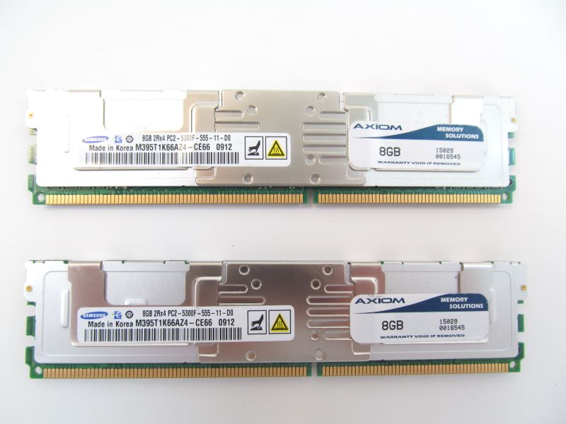 Dell A6991817 16GB 2x8GB PC2-5300f 2rx4 Server Memory Kit