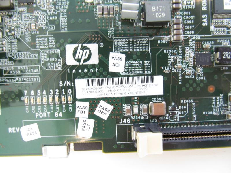 HP 599038-001 ProLiant DL380 G7 System Board with Cage