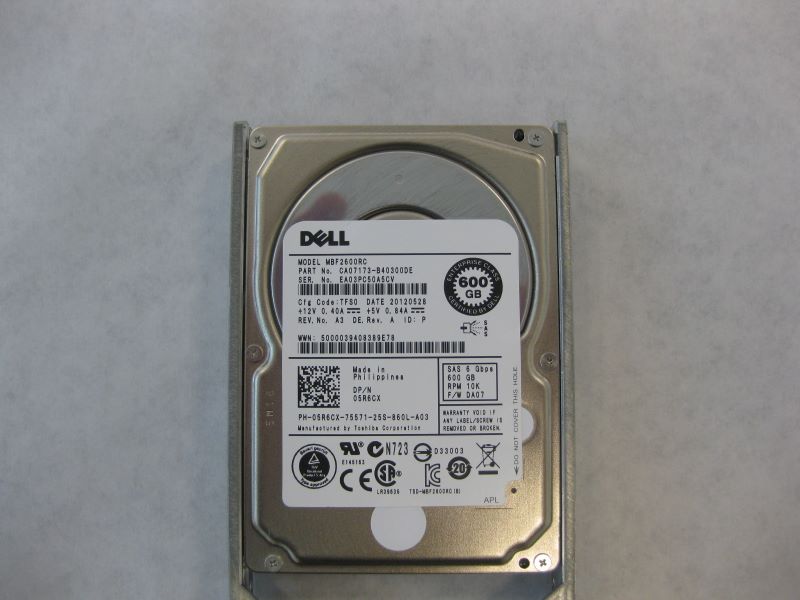 Dell 5R6CX 600GB 10K 6Gbps 2.5 " SAS HDD