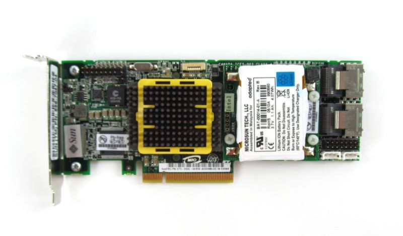 SUN 375-3536 8-Port SAS Adaptec RAID HBA