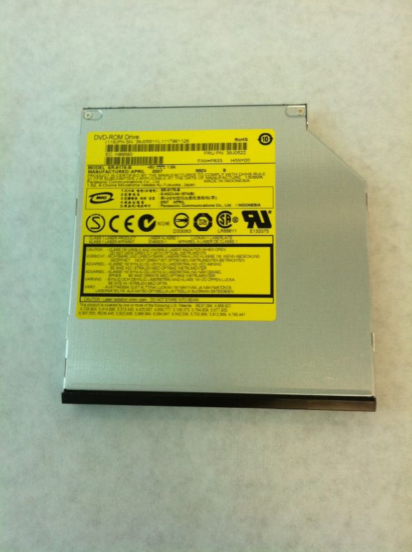 IBM 1903 4.7GB IDE SLimline DVD-ROM Drive 8x/24x for 9110-51A 9115-505 p5