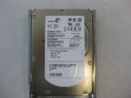 Dell TU961 73GB SAS 15k 3.5 Drive