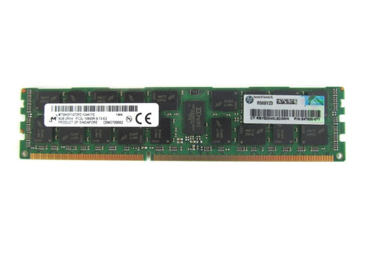 HP 647897-B21 8GB 2RX4 PC3L-10600R-9 Kit Memory