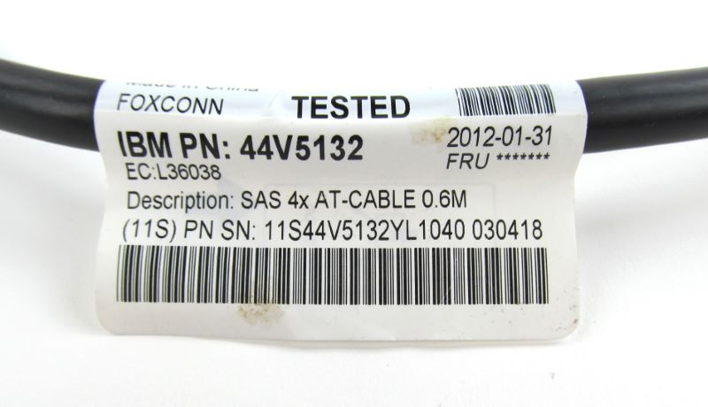 IBM 3688 SAS 4X Cable (AT) 0.6M