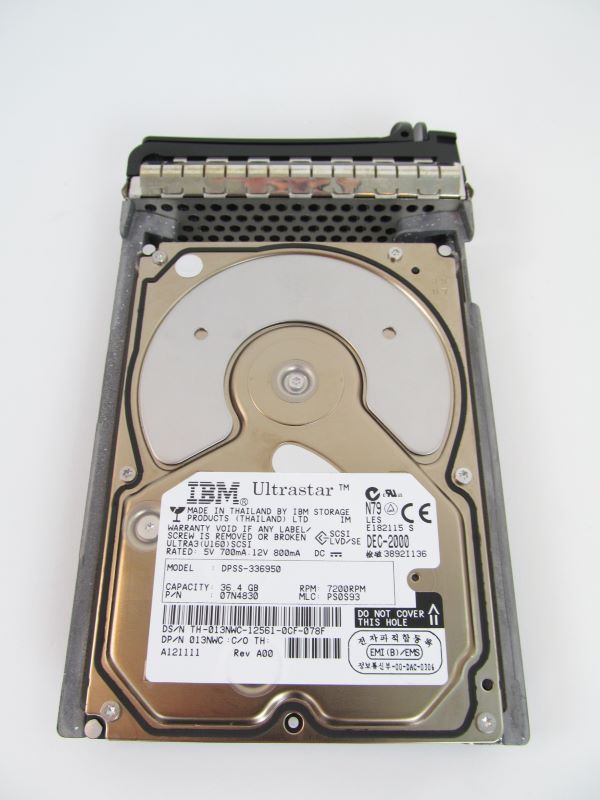 Dell 13NWC 36GB Ultra 160 7200rpm Server Hard Disk Drive