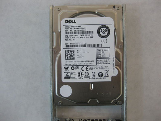 Dell NWH7V 300GB 15k 6GBPS 2.5" SAS Hard Drive