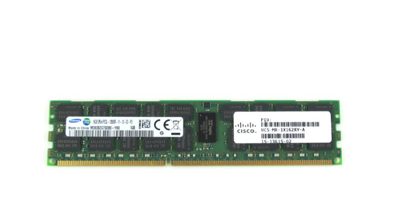 CISCO UCS-MR-1X162RY-A 16GB DDR3-1600MHz PC3L-12800 2Rx4 1.35v RDIMM