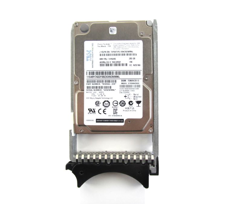 IBM 1879-8XXX 283GB 15K SAS DISK DRIVE