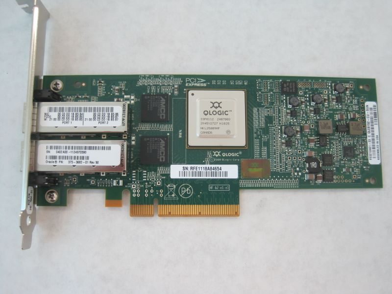 SUN 375-3682 Dual 10-Gigabit Ethernet PCI Express LP SFP+ FCoE CNA - Dire