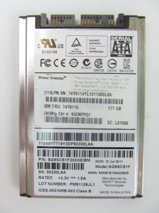 IBM 74Y9115 177GB 1.8-in SSD for Server Blades JSxx