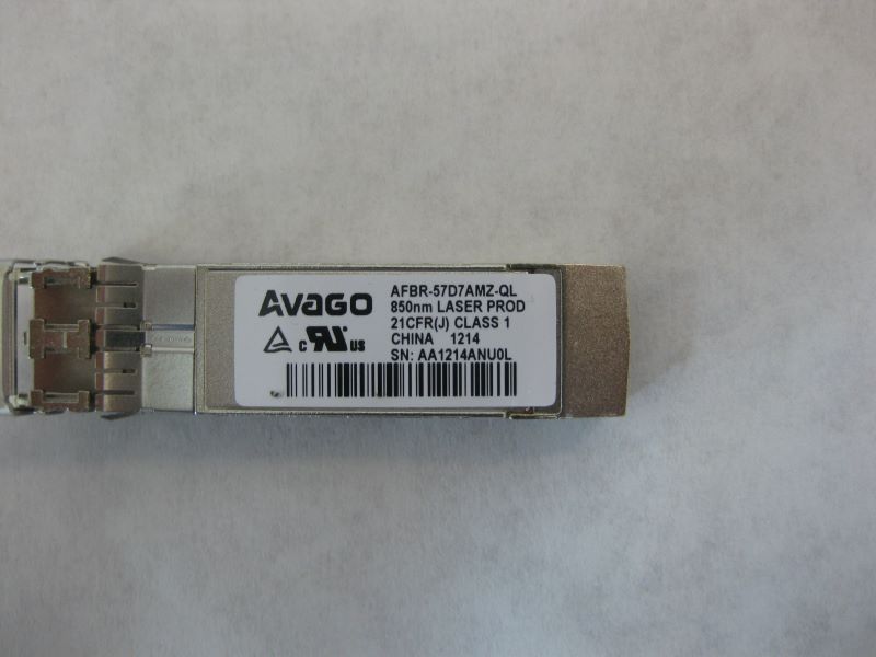 AVAGO AFBR-57D7AMZ-QL 8GB SFP Optical Transceiver Avago
