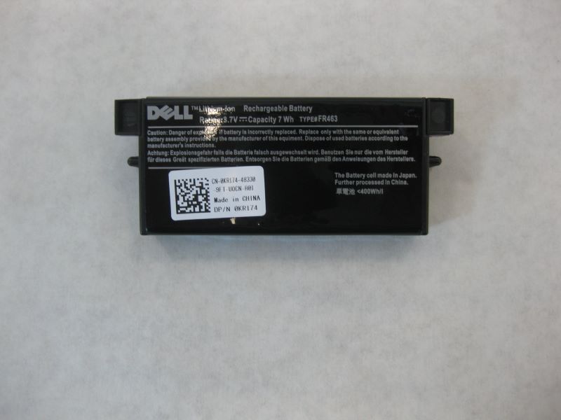 Dell KR174 BATTERY 3.7V 7WH PERC 5/E 6/E RAID -NEW Date Code