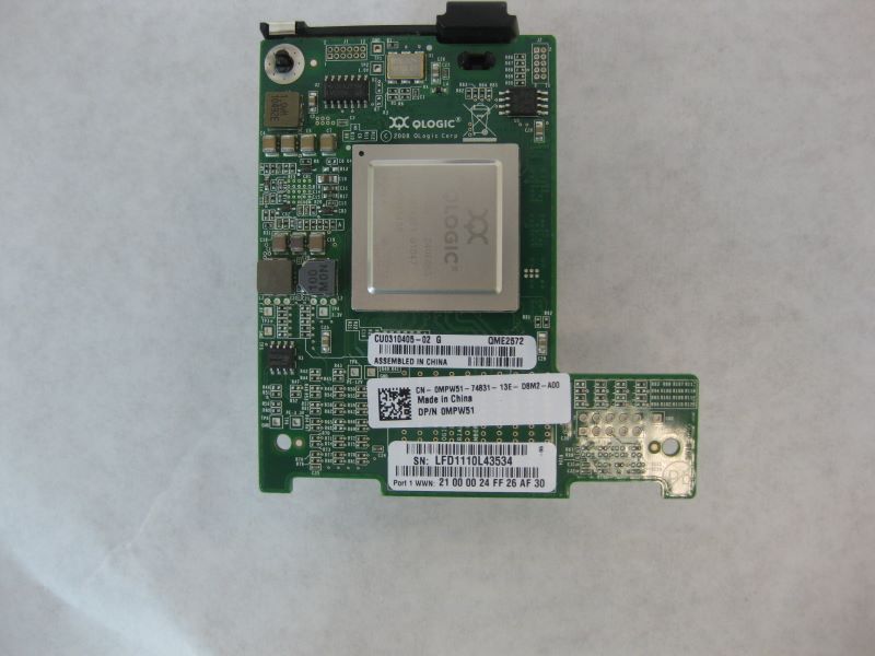 Dell MPW51 QME2572 8GB Fibre Adapter for M series Blades
