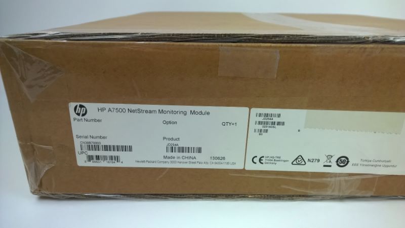 HP JD254A HP JD254A 10500/7500 Netstream Monitoring MOD NEW Factory Sealed In
