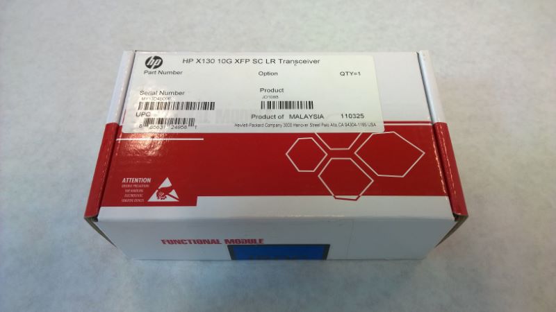 HP JD108B X130 10G XFP LC LR TRANSCEIVER