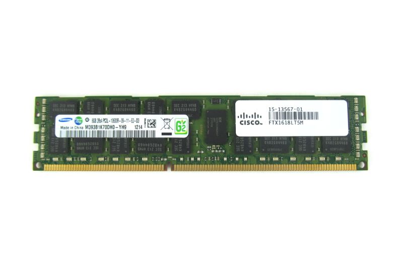 CISCO UCS-MR-1X082RX-A UCS 8GB 2Rx4 PC3L-10600R DDR3 1333MHz RDIMM