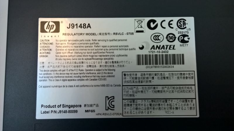 HP J9148A ProCurve 2910al-48G-PoE+ Managed Layer 3 Switch