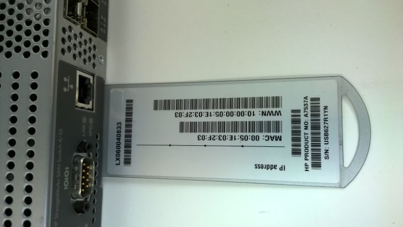 HP A7537A Storageworks 16-Port San Switch 4/32