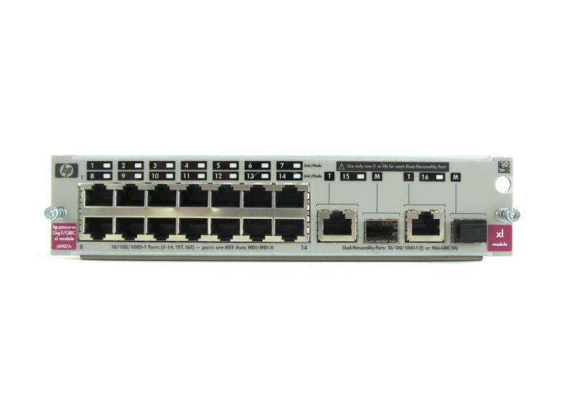 HP J4907A 16-Port 10/100/1000 XL Module