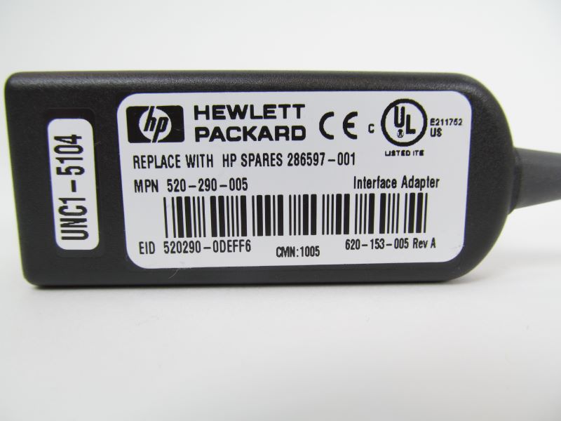 HP 520-290-005 PS2 KVM INTERFACE DONGLE