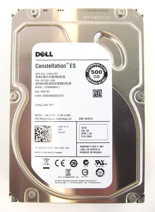 Dell C3YJM 500GB SATA 7200 RPM 3.5" Hard Drive