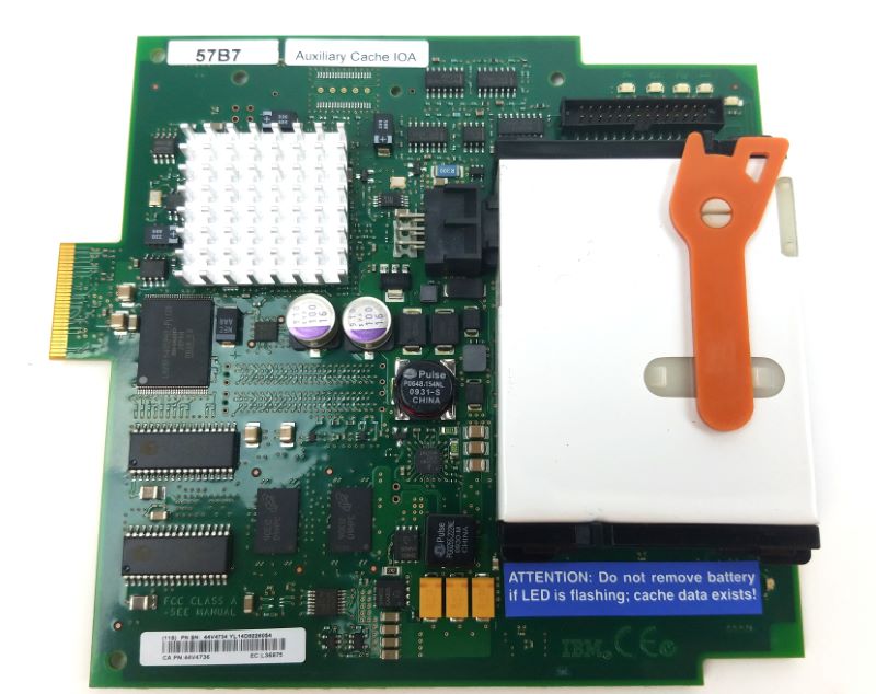 IBM 44V5554 SAS PCIe x1 RAID Enablement Cache Daughter Card CCIN 57B7