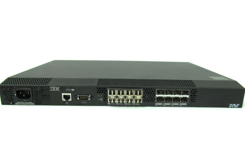 IBM 2005-B16-8 16-port (8 Active) TotalStorage Switch with 4GB SFP's