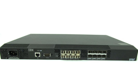 IBM 2005-B16-8 16-port (8 Active) TotalStorage Switch with 4GB SFP's