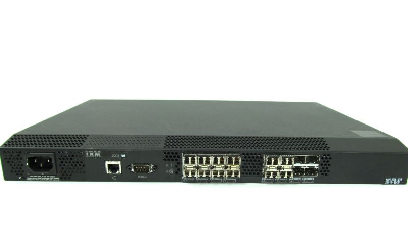 IBM 2005-B16 16-port (12 Active) TotalStorage Switch with 4GB SFP's