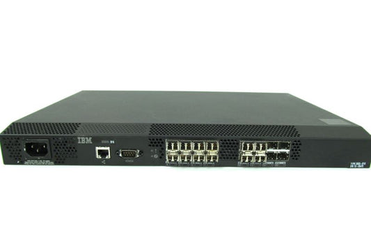 IBM 2005-B16 16-port (12 Active) TotalStorage Switch with 4GB SFP's