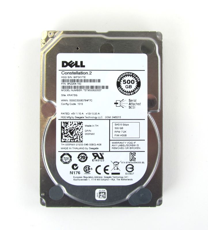 Seagate ST9500620SS 500GB SAS 6Gbps 7.2K RPM 2.5" Hard Disk Drive