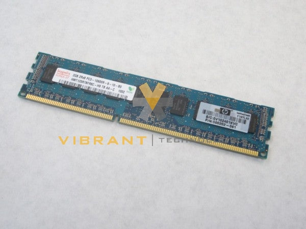 HP 500656-B21 2Gb 1X2Gb 2RX8 PC3-10600R-9 Server Memory DIMM