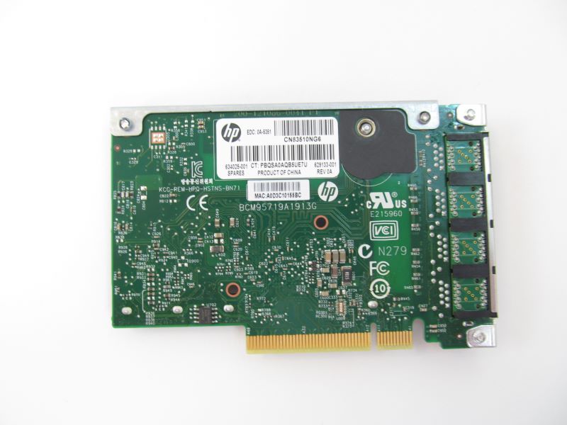 HP 634025-001 1GB Quad Port 331FLR Ethernet Adapter