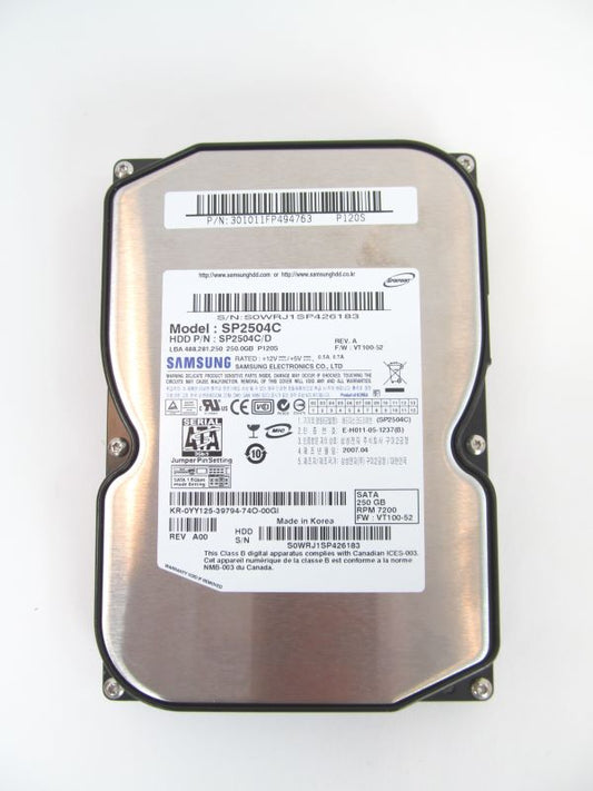 Dell 0YY125 250GB 7200RPM 3.5 Hard Drive