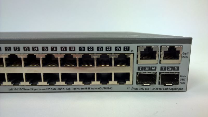 HP J4900B ProCurve 2626 Switch 24-Port 10/100  2x Gigabit 2x SFP
