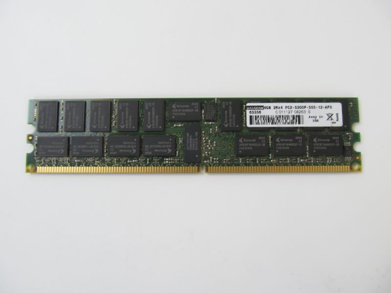 DATARAM DTM63356G 4GB 2Rx4 5300P DDR2 667MHz PC2-5300 Server Memory