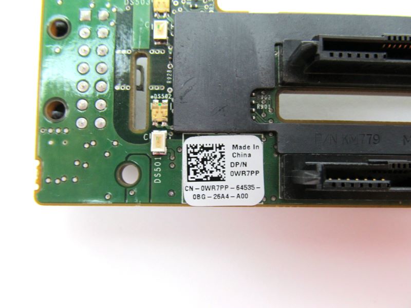 Dell WR7PP SAS SATA 6x2.5 Backplane Board for PowerEdge R610 R810