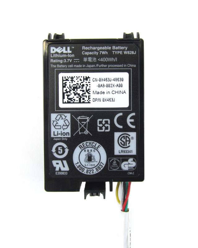 Dell X463J M Series Perc 6I Battery w/ Cable