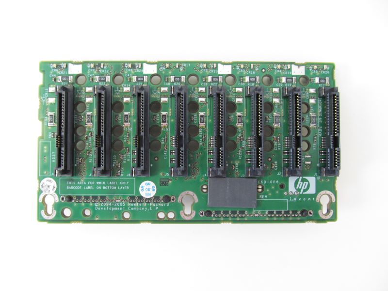 HP 412736-001 SAS Backplane With Drive Cage