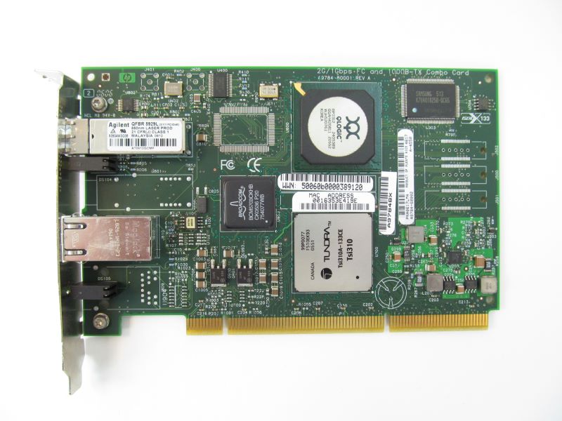 HP A9784B Pci-X 2GB FC / 1000Basetx Combo HBA