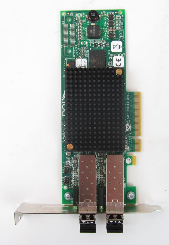 HP AJ763B 82E 8GB Dual-Port PCIE Card FC HBA HH Bracket x2 SFP